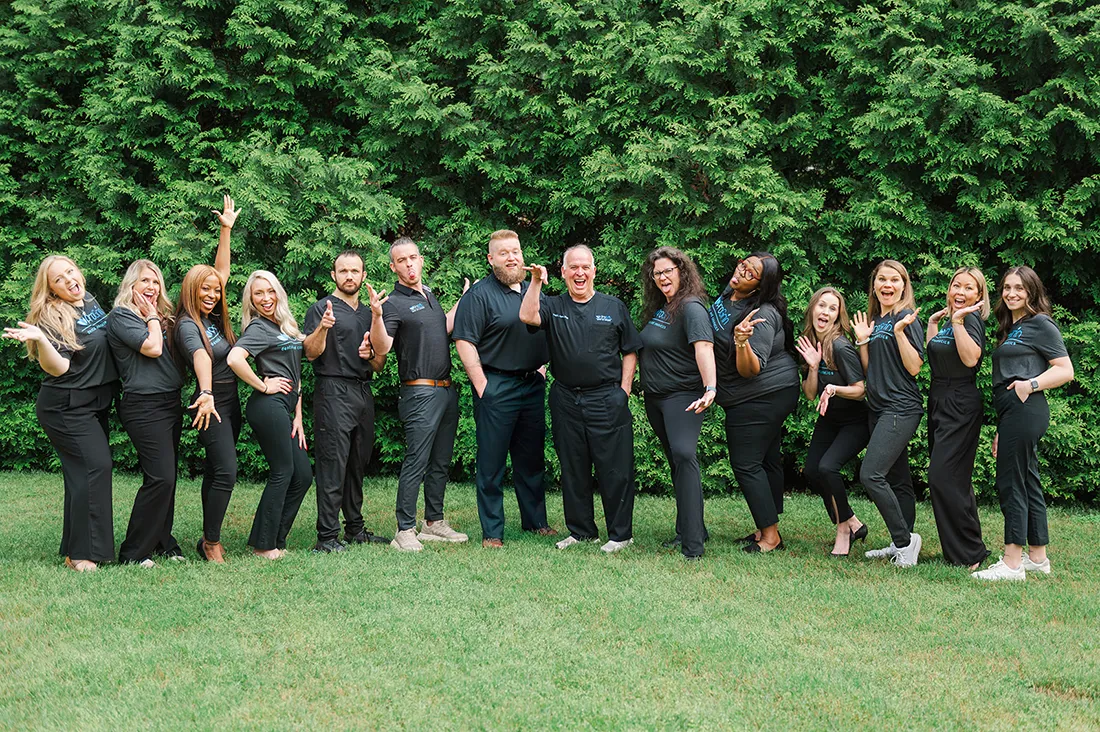 The ProGrin dental team having fun together